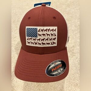 Columbia Dog Pattern Cap PHG Game Flag Mesh Ball Cap S/M
